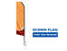 16 Ft. Econo Feather Flag - Fast Track 24 - 60