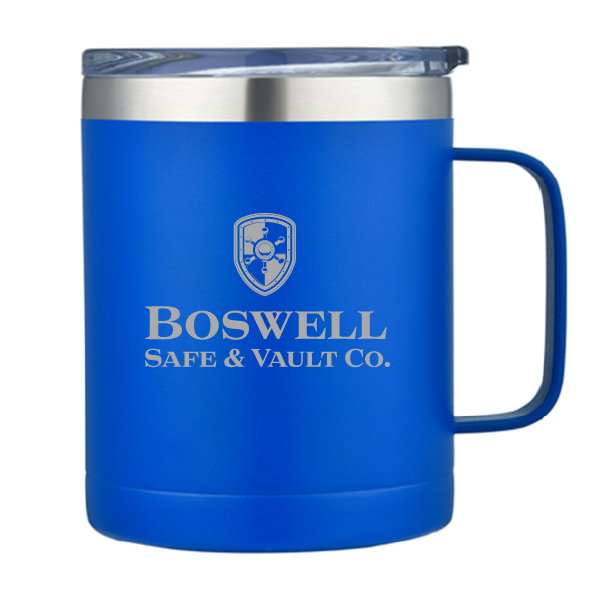 14 Oz. Double Wall Vacuum Mug With Handle   Drinkware, Cup, Mug, Laser engraved