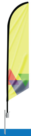 Feather Angled Flag - Fast Track 24 