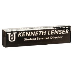 Acrylic Name Plate Employee, Name Plate