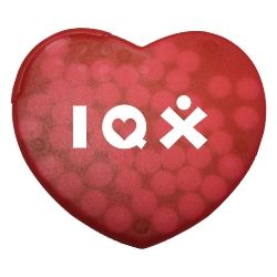 Heart Credit Card Mints  pen, writing pen, laser engraved