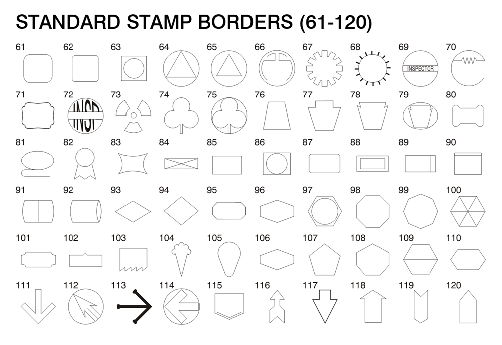 Xstamper Custom Endorsement Pre-inked Stamp - Custom Message Stamp