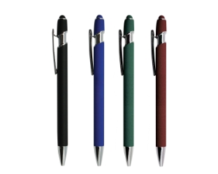 Soft Touch Metal Pen pen, writing pen, laser engraved