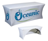 Stretch Table Cover - Fast Track 24 tablecloth