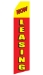 Now Leasing Econo Stock Flag With Hardware - 16 Ft. - BB-50