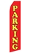 Red Parking Econo Stock Flag - 16 Ft. - BE-15