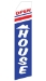 Open House Econo Stock Flag With Hardware - 16 Ft. - BM-14