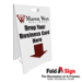 Fold-A-Sign Table Top - 2121TT